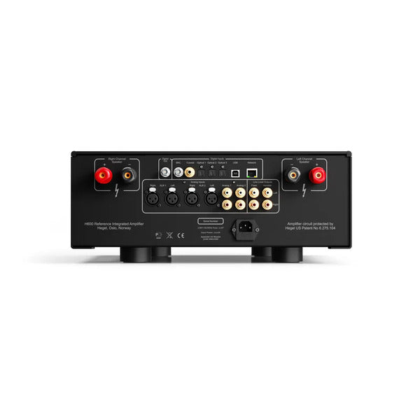 Hegel H600 Integrated Amplifier Rear