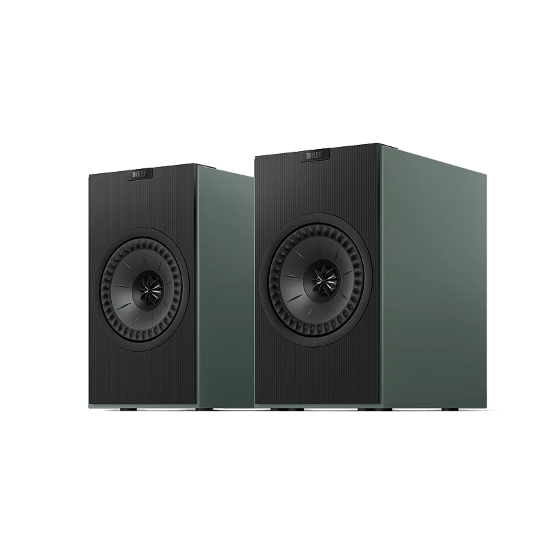 kef-coda-w-speakers-green-front
