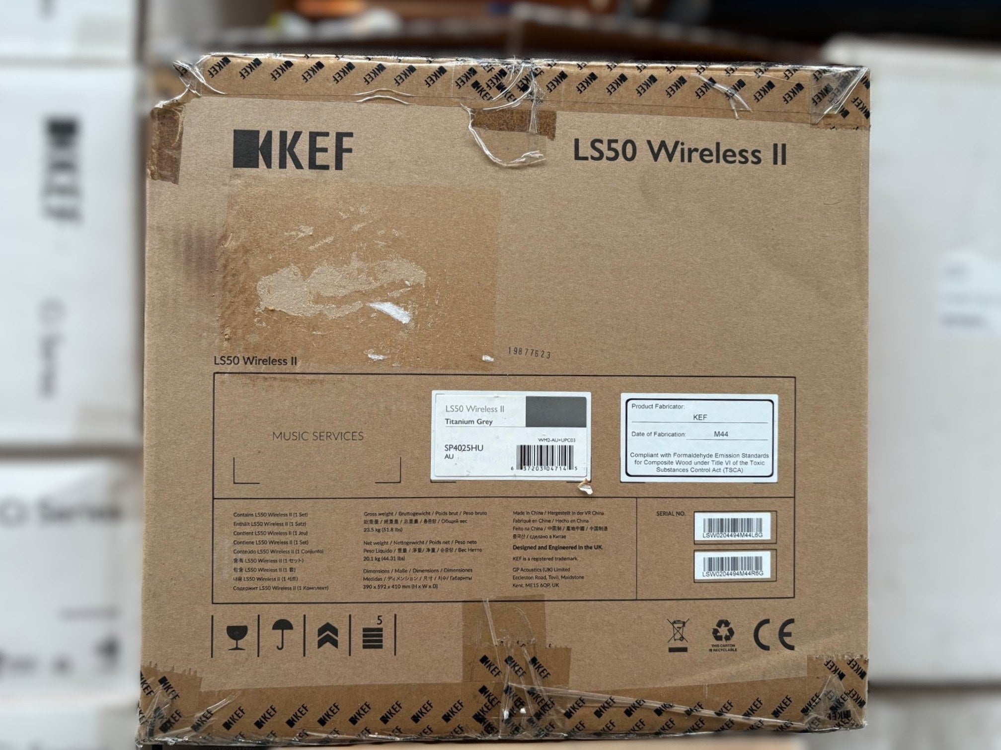 KEF LS50 Wireless II Active Speakers (Titanium Grey) - As Traded