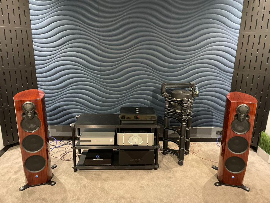 Linn 350 Klimax Exakt Floorstanding Speakers, Rosenut - As Traded
