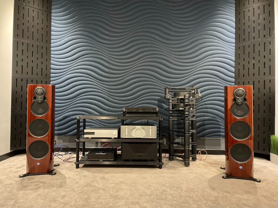 Linn 350 Klimax Exakt Floorstanding Speakers, Rosenut - As Traded