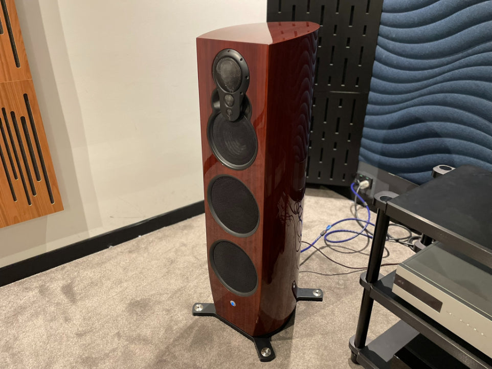 Linn 350 Klimax Exakt Floorstanding Speakers, Rosenut - As Traded
