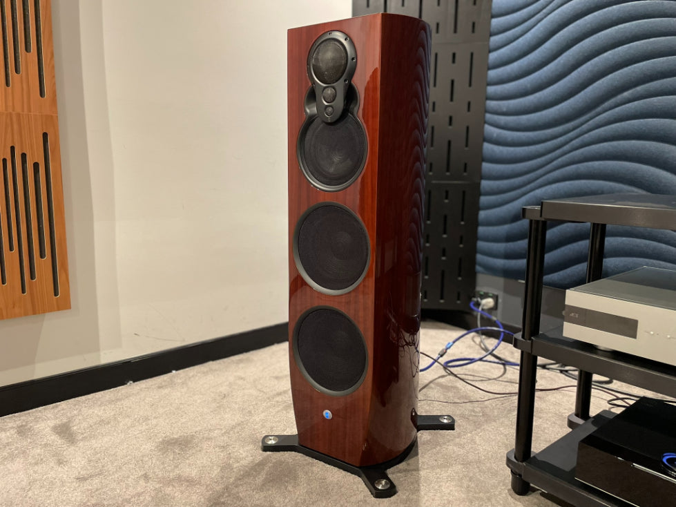 Linn 350 Klimax Exakt Floorstanding Speakers, Rosenut - As Traded