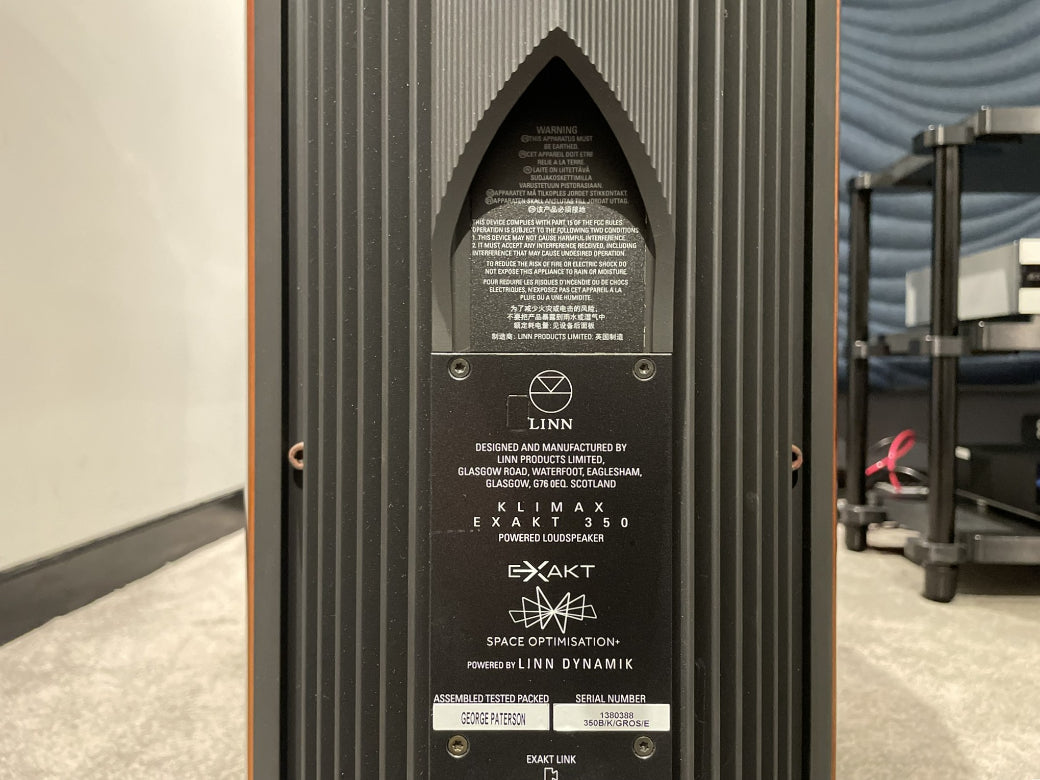Linn 350 Klimax Exakt Floorstanding Speakers, Rosenut - As Traded