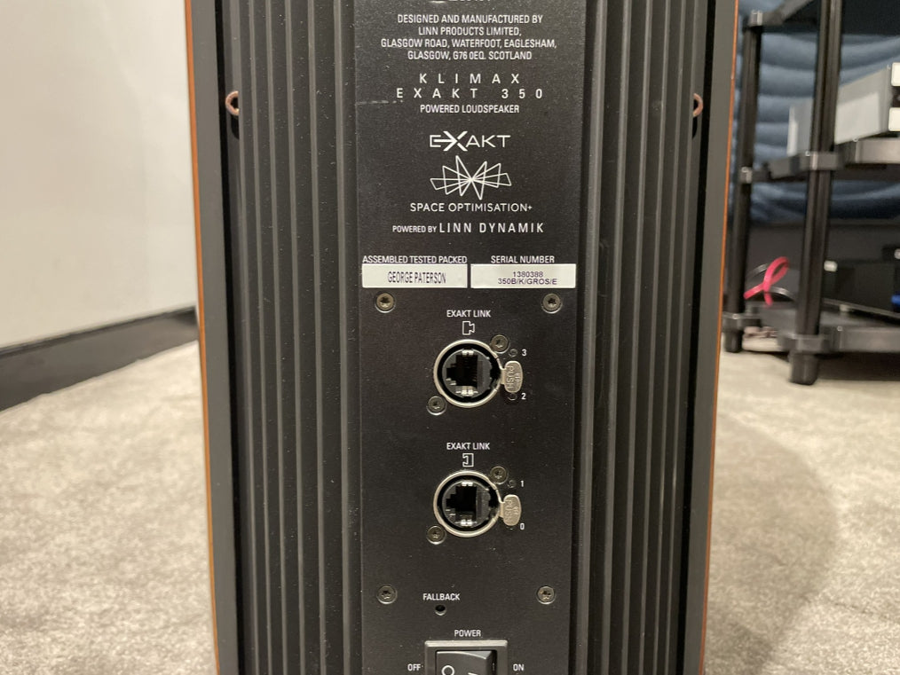 Linn 350 Klimax Exakt Floorstanding Speakers, Rosenut - As Traded