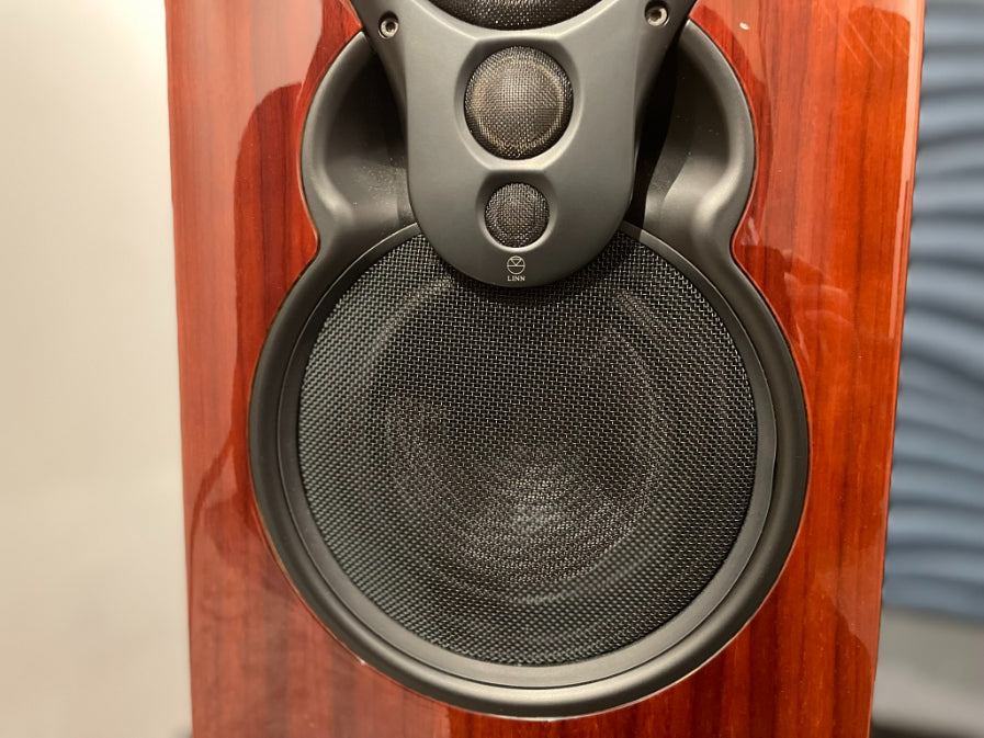 Linn 350 Klimax Exakt Floorstanding Speakers, Rosenut - As Traded