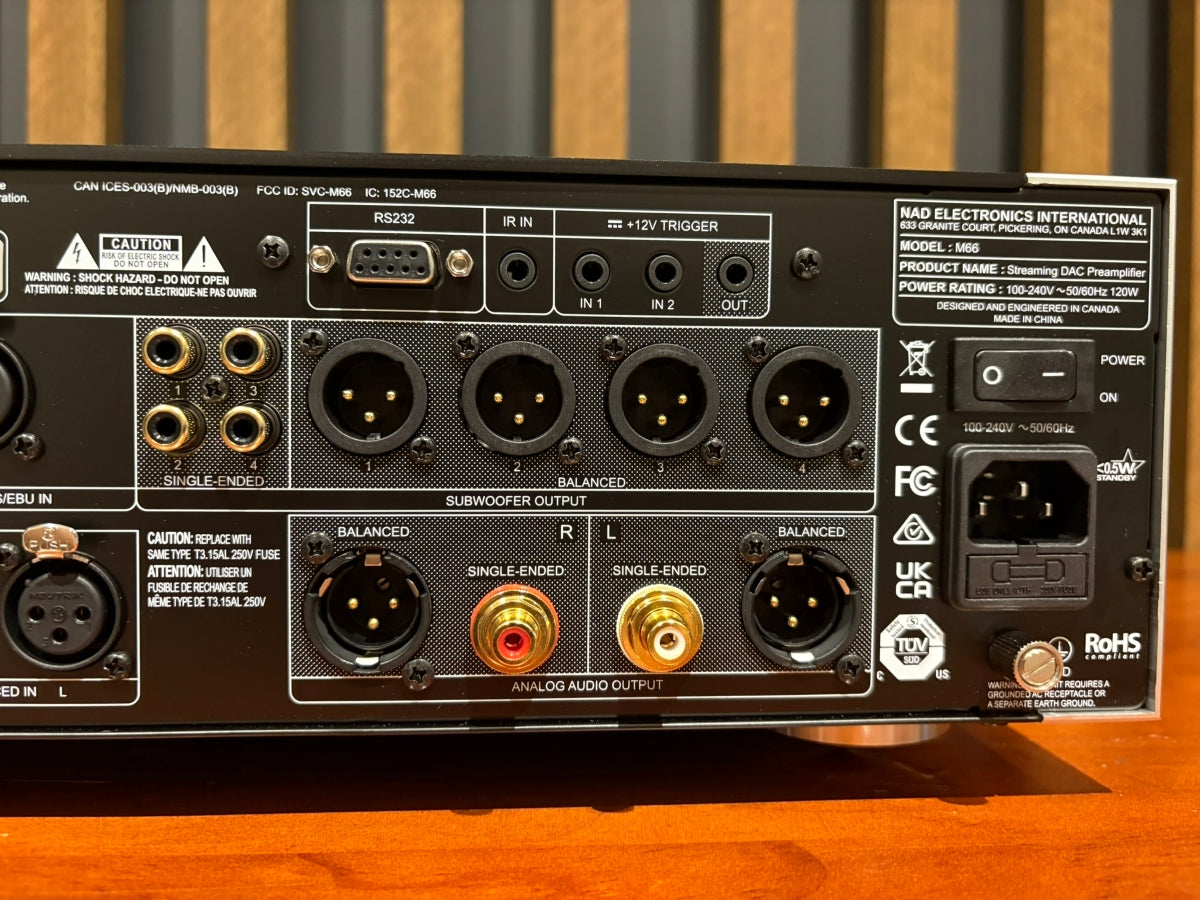 NAD Masters M66 Streaming DAC-Preamplifier - Consignment