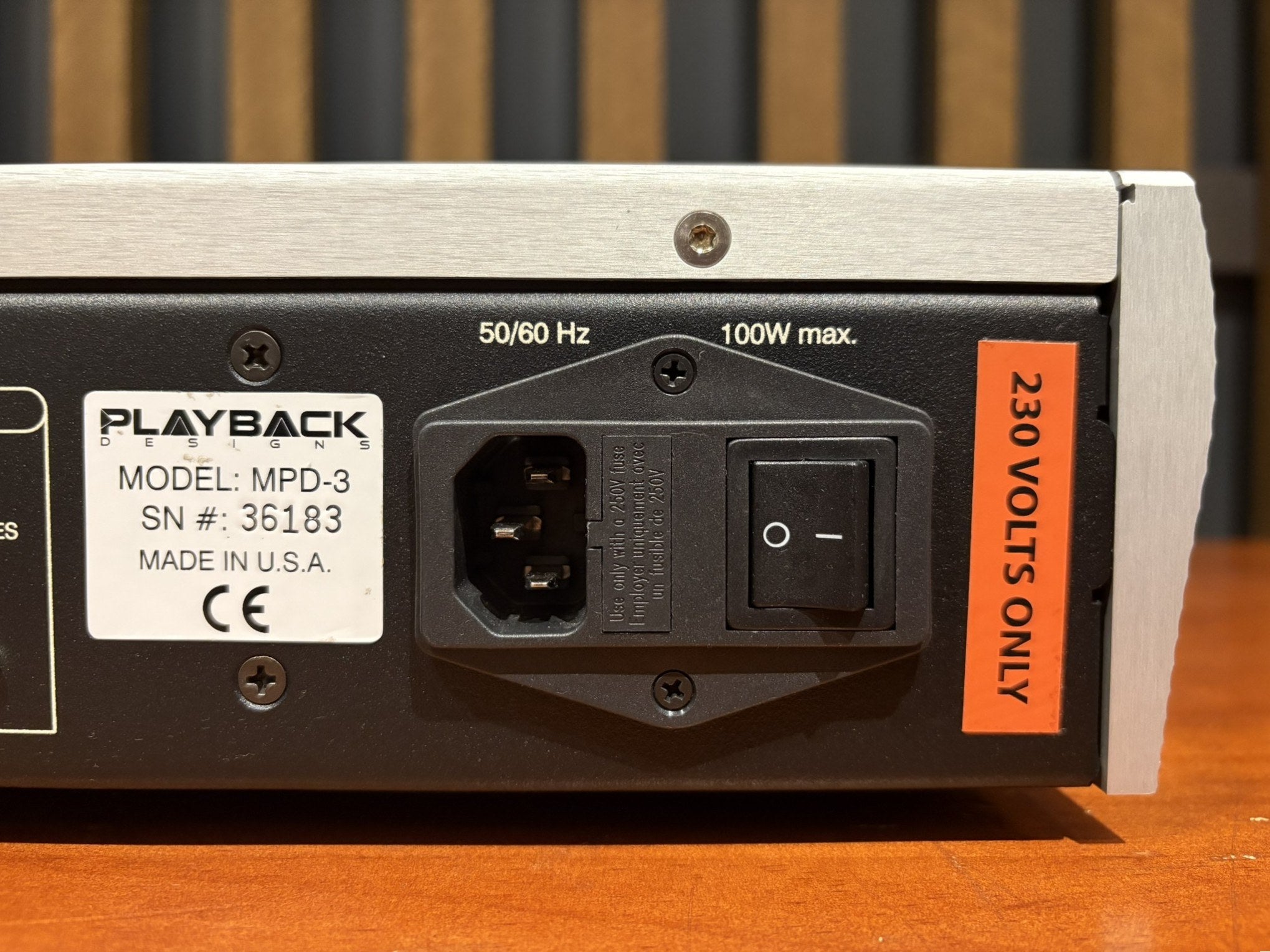 Playback Designs MPD-3 DAC - Consignment