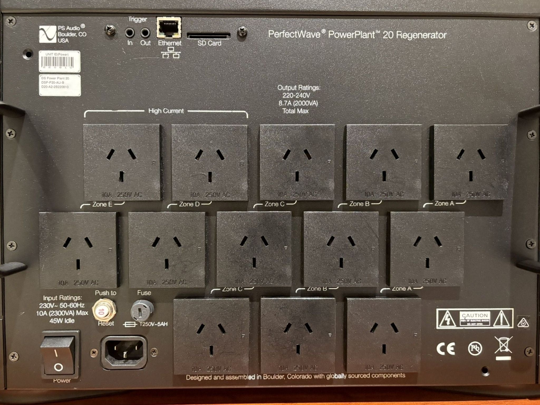 PS Audio DirectStream PowerPlant P20 AC Power Regenerator - Consignment