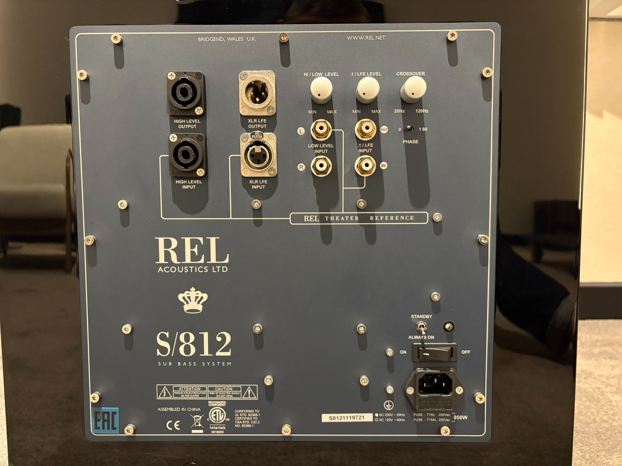 REL S/812 Subwoofer - As Traded