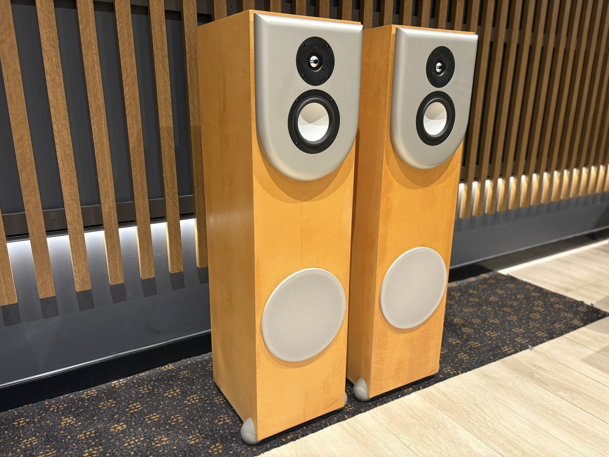 Revel Performa F30 Floorstanding Speakers, Maple - Consignment