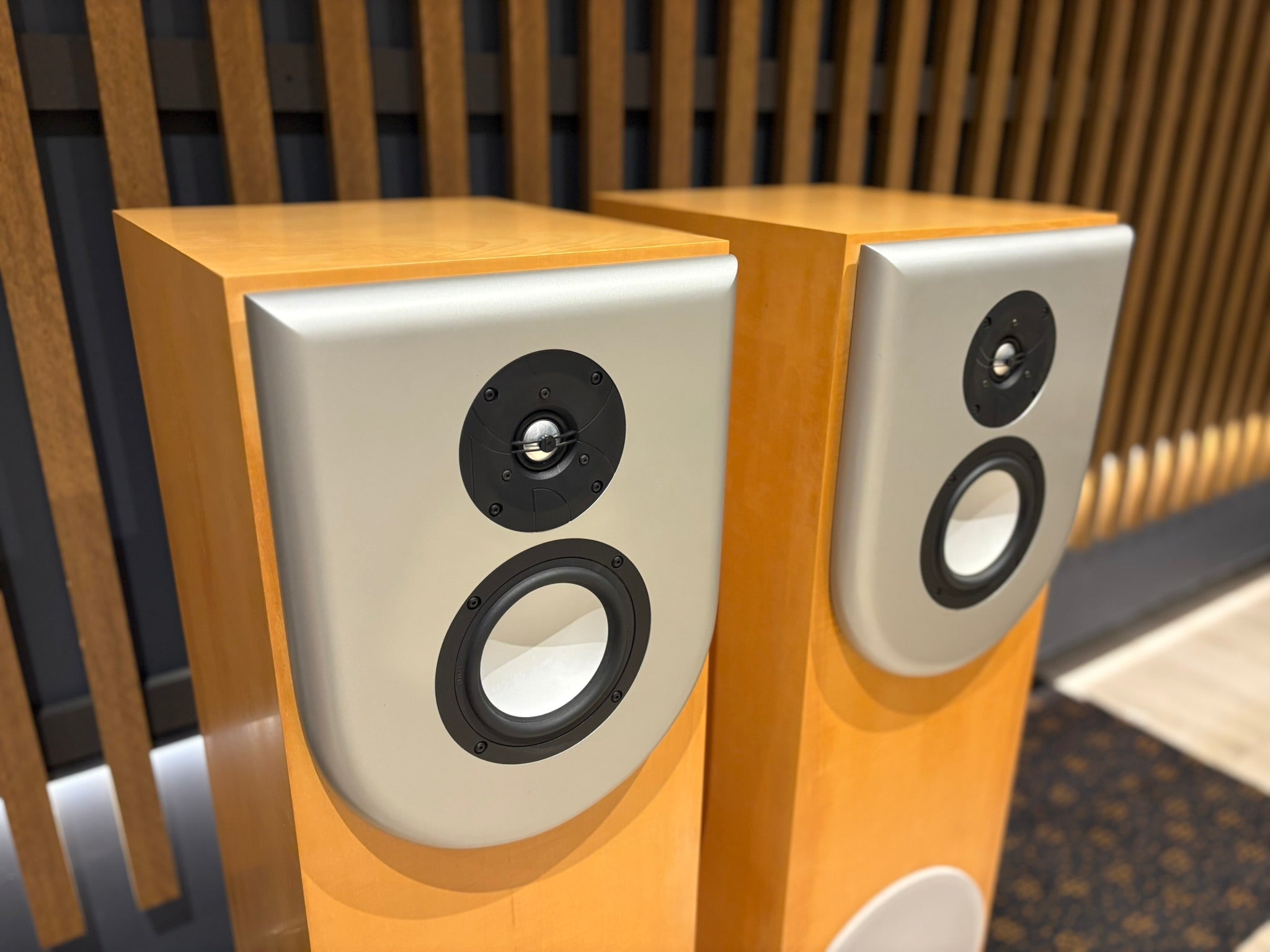 Revel Performa F30 Floorstanding Speakers, Maple - Consignment