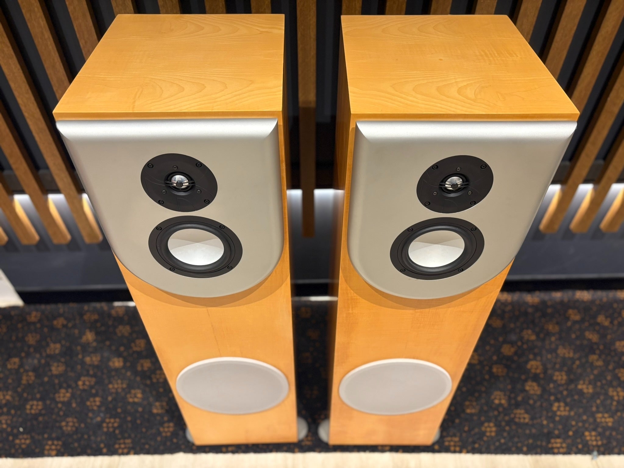 Revel Performa F30 Floorstanding Speakers, Maple - Consignment