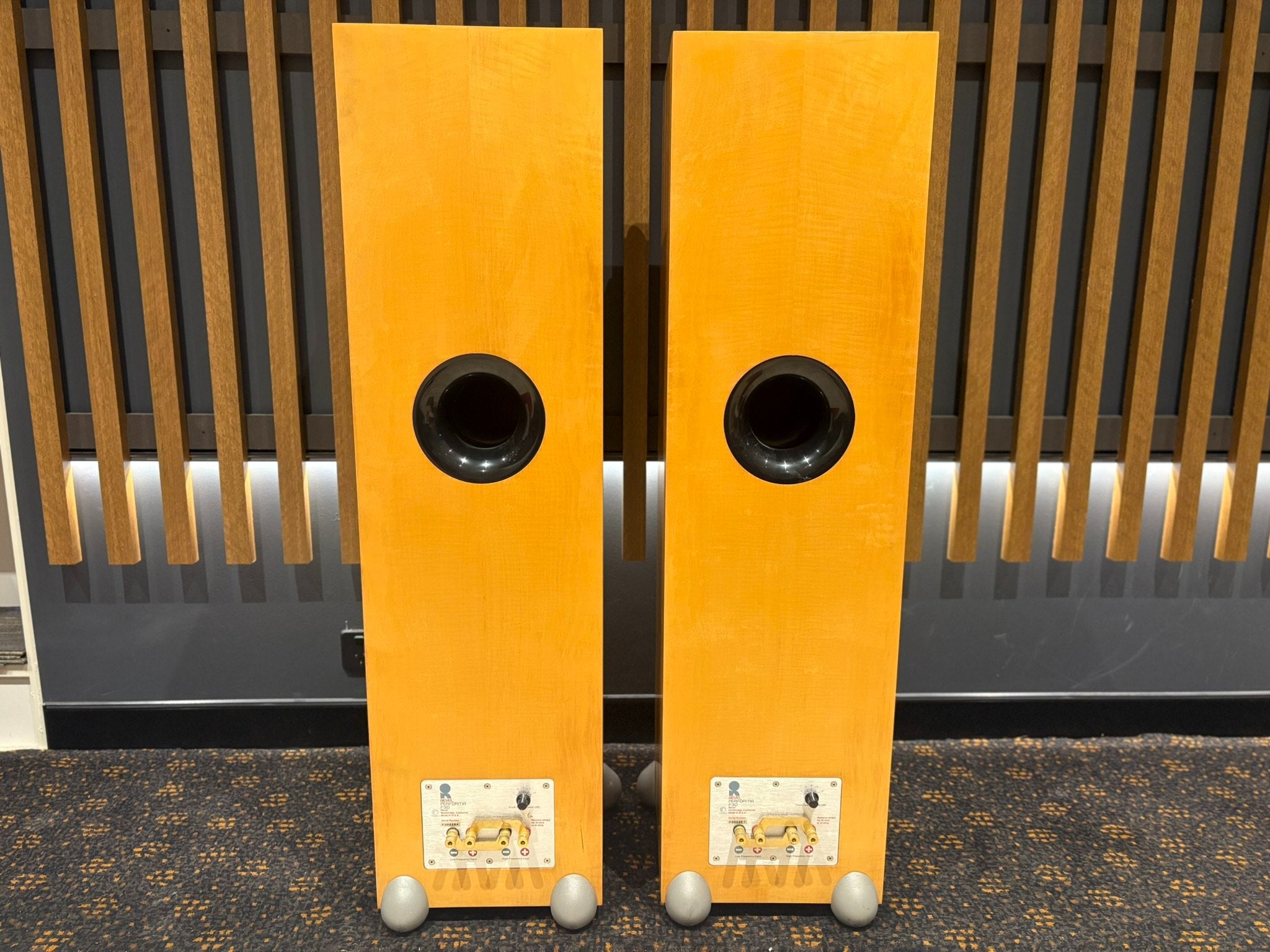 Revel Performa F30 Floorstanding Speakers, Maple - Consignment