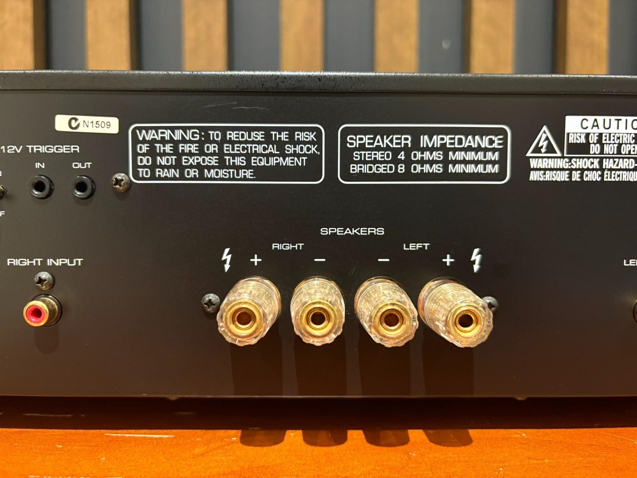 Rotel RB-1070 Stereo Power Amplifier, Black - Consignment