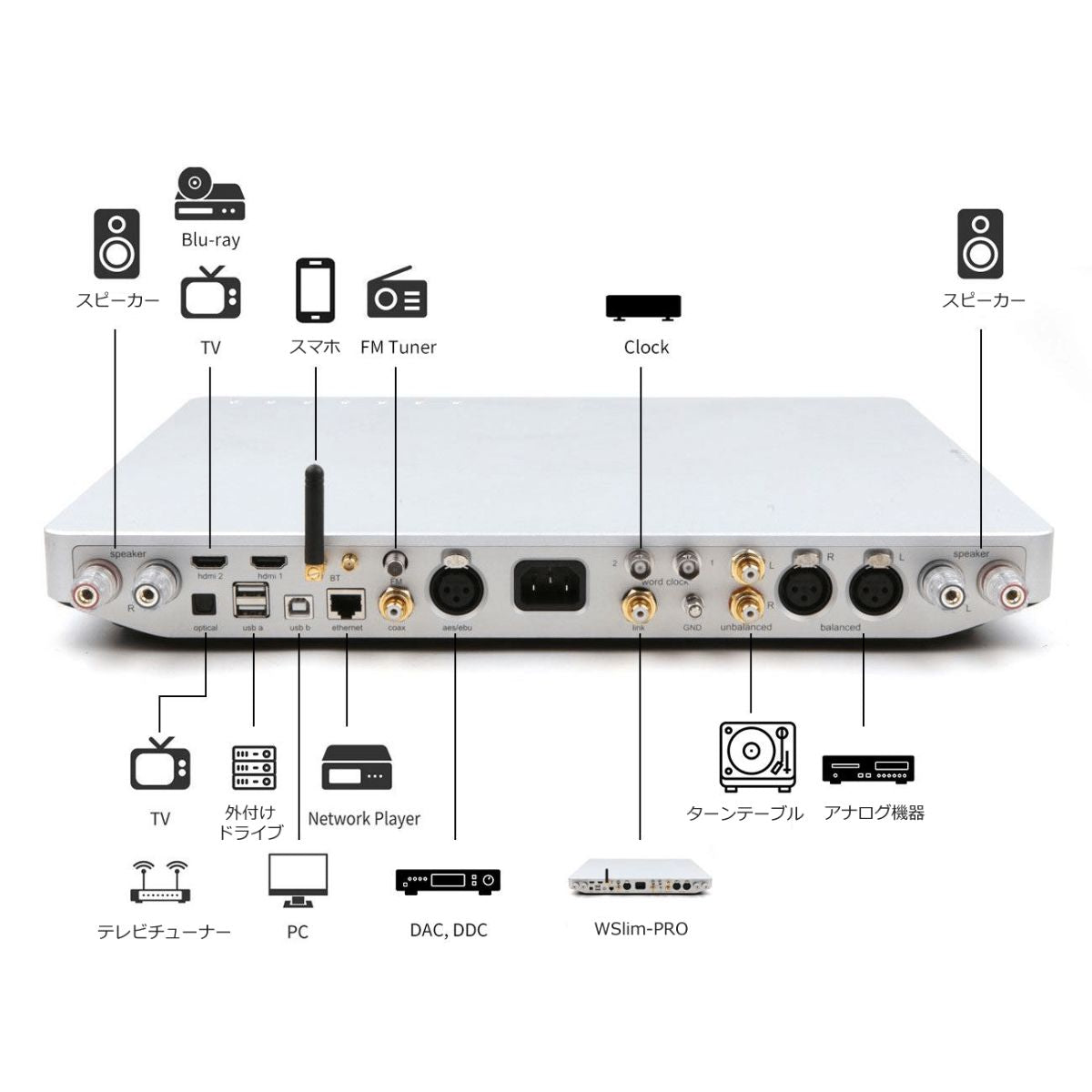 Waversa WSlim PRO Integrated Amplifier Hub