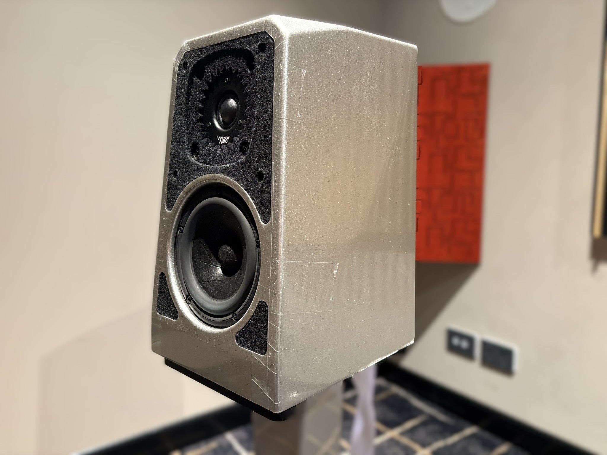 Wilson Audio TuneTot Speakers with Stands, Quartz - Ex Demo