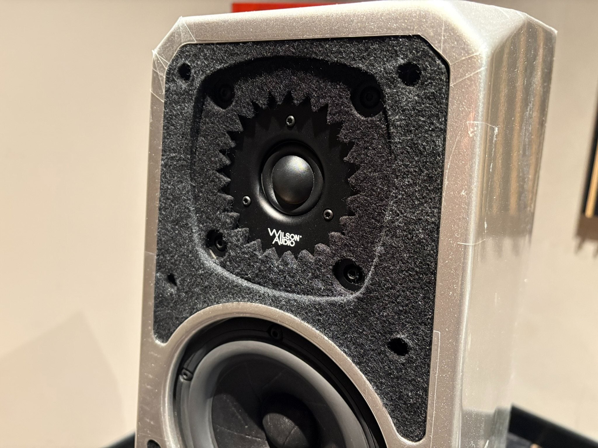 Wilson Audio TuneTot Speakers with Stands, Quartz - Ex Demo