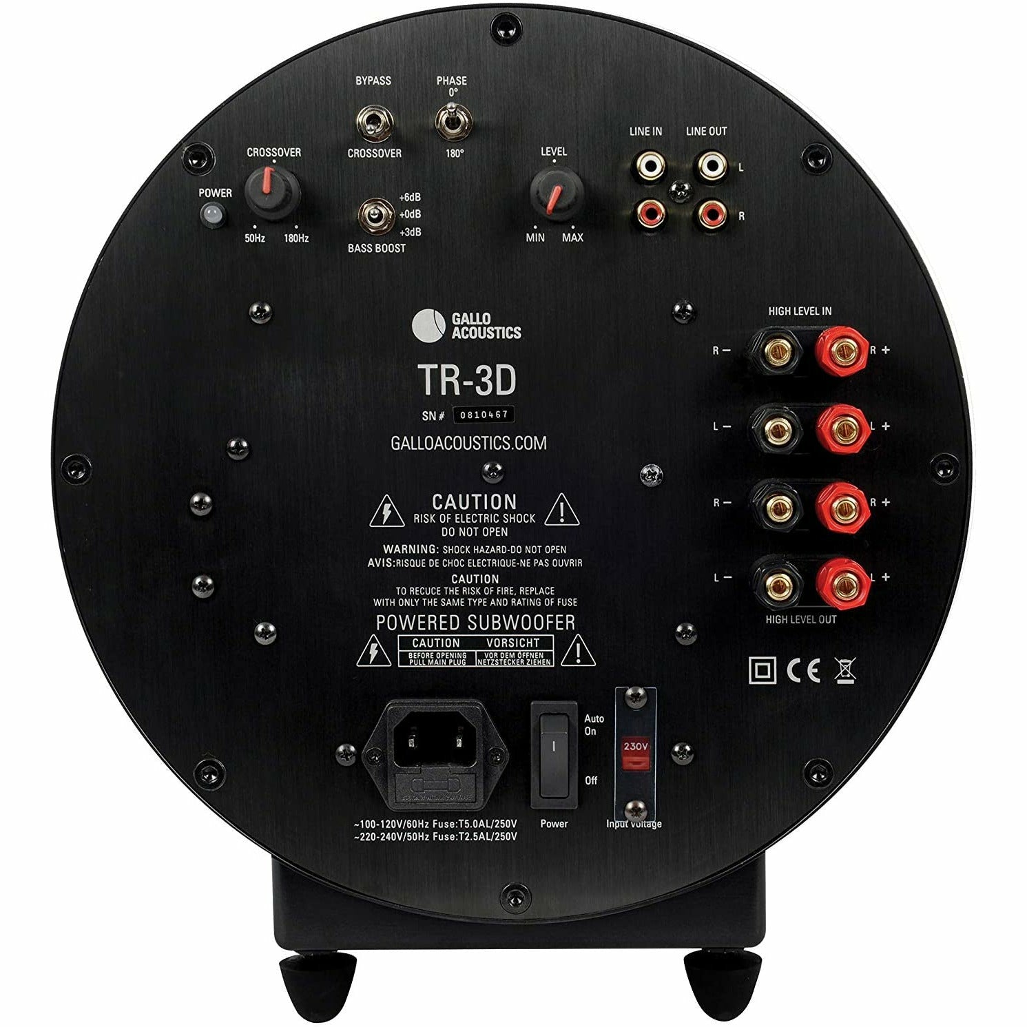 Gallo Acoustics TR-3D Active Subwoofer
