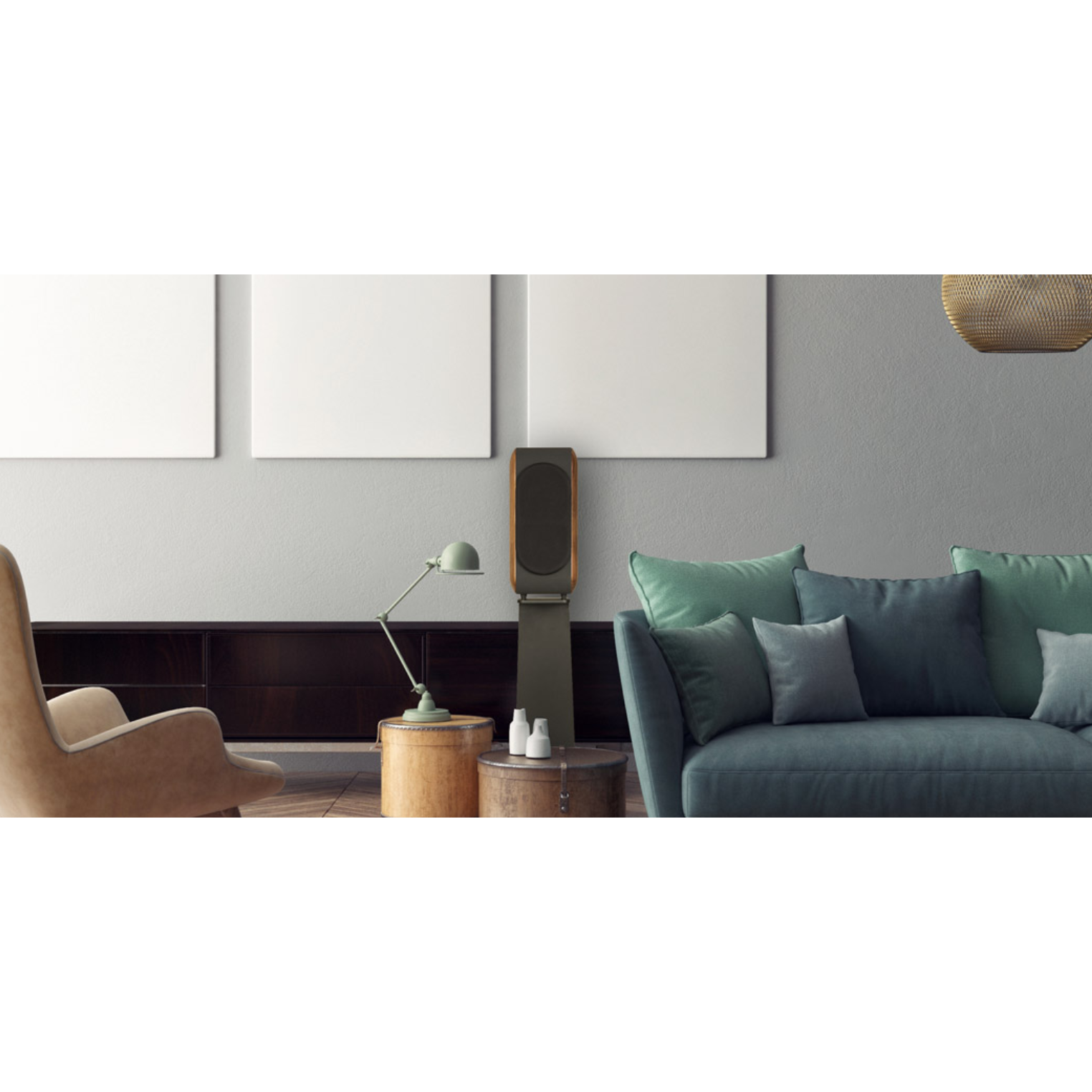 Chario Aviator Ghibli Bookshelf Speakers with Aviator Stands - Ex Demo