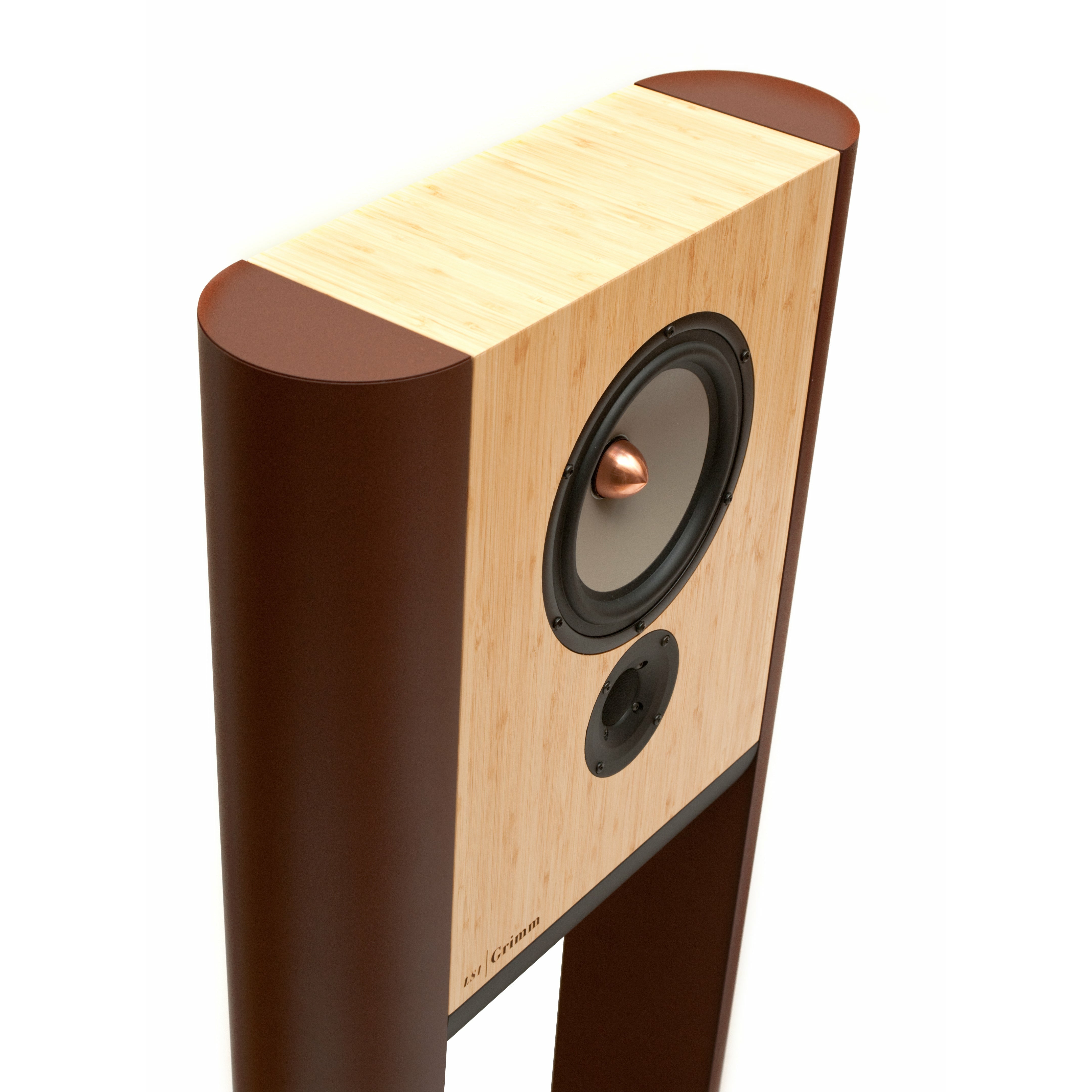 Grimm Audio LS1v2 Loudspeakers natural angled