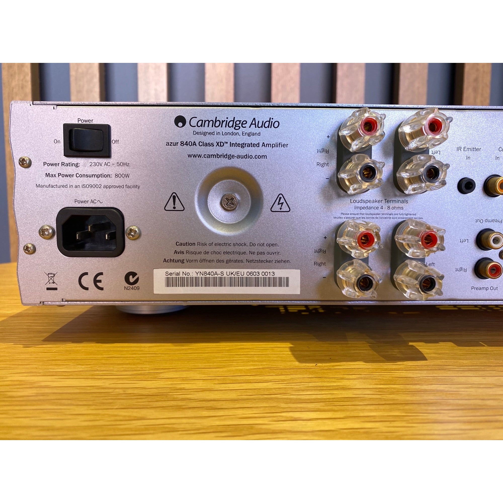 Cambridge Audio Azur 840A (V1) Integrated Amplifier - Consignment