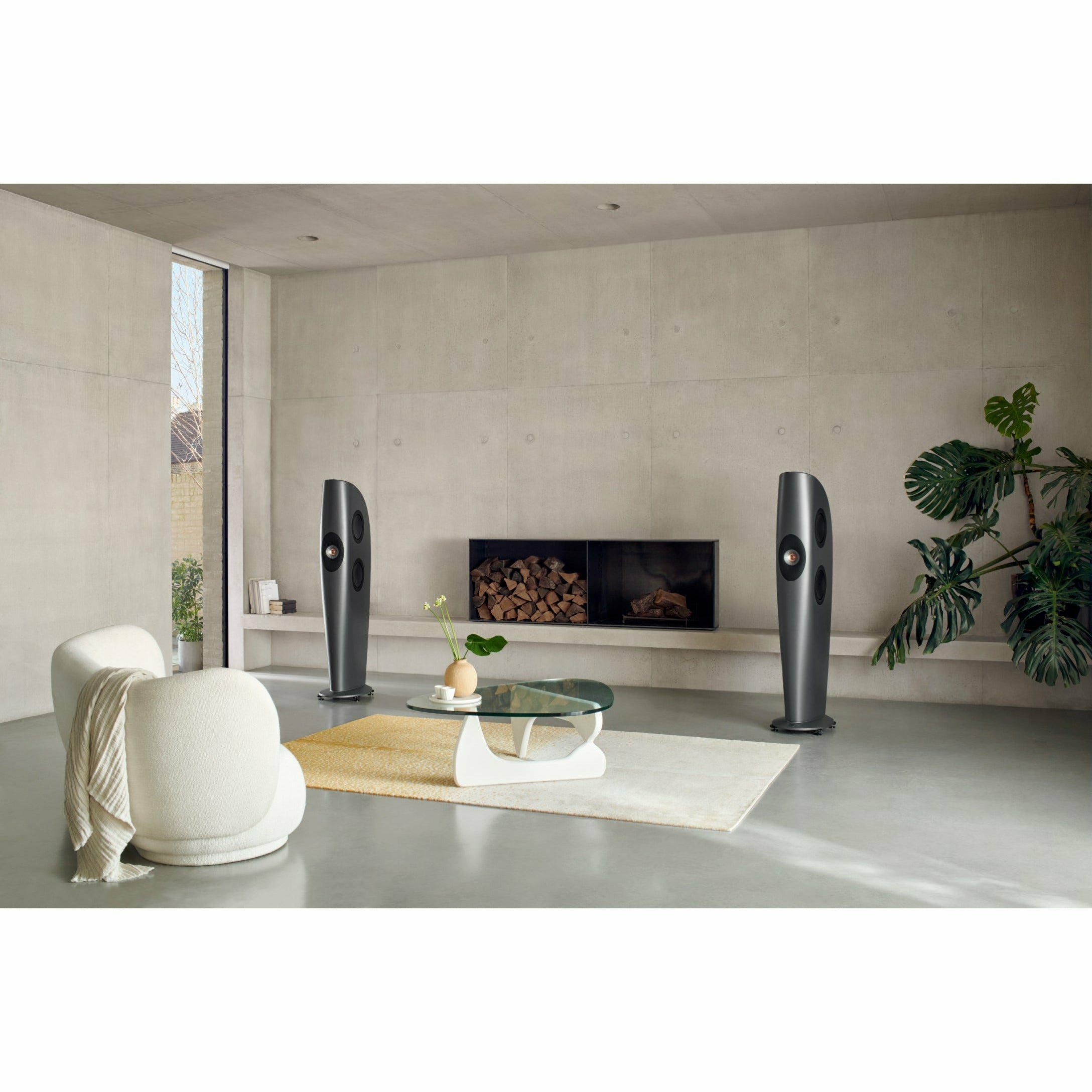KEF Blade One Meta Grey Bronze Room