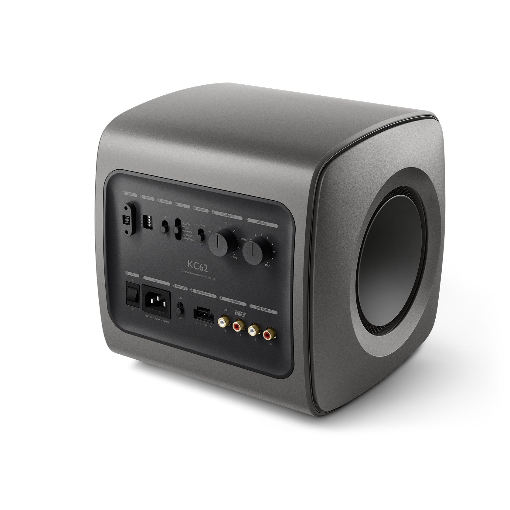 KEF KC62 Titanium Rear Angle