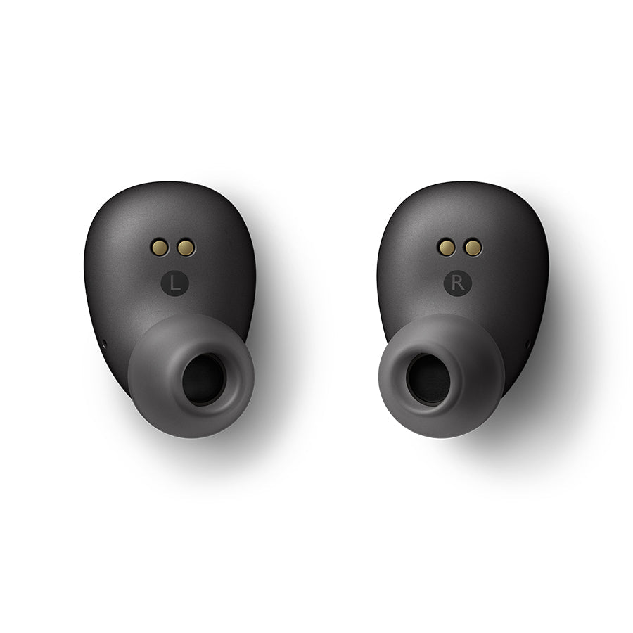 KEF Mu3 Charcoal Buds Front