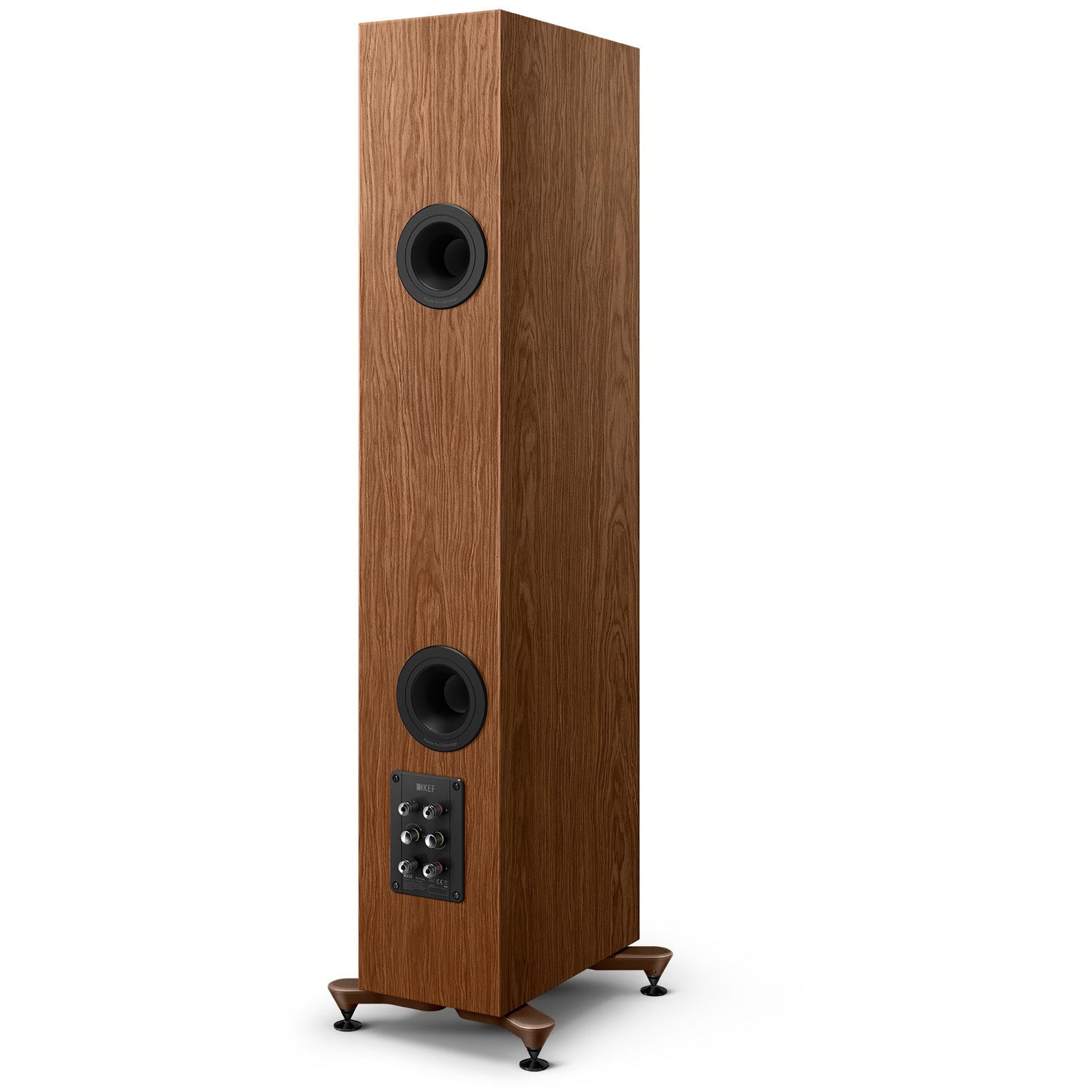 KEF R5 Meta Walnut Rear