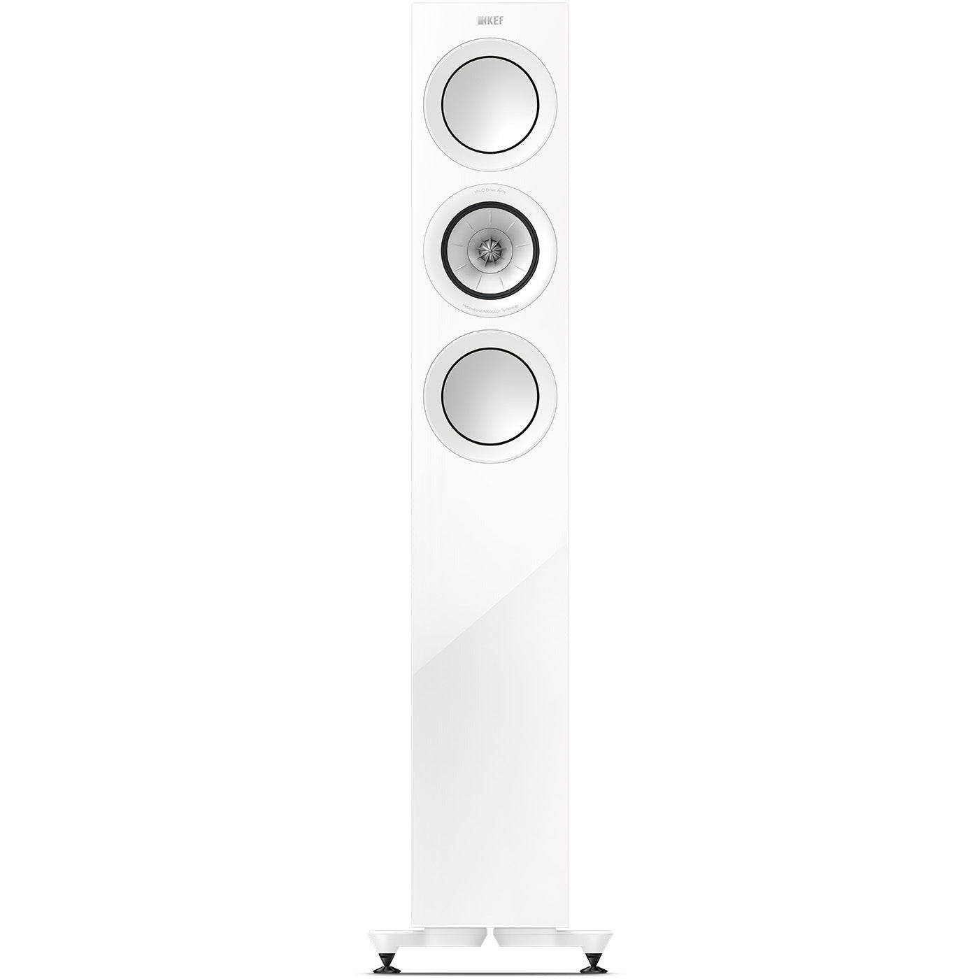 KEF R5 Meta White Front