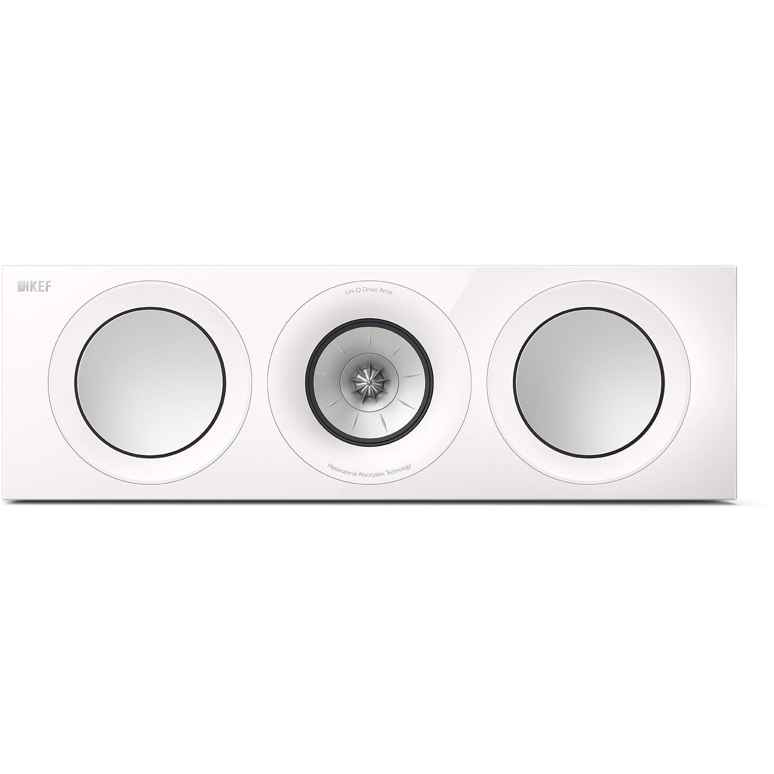 KEF R6 Meta White Front