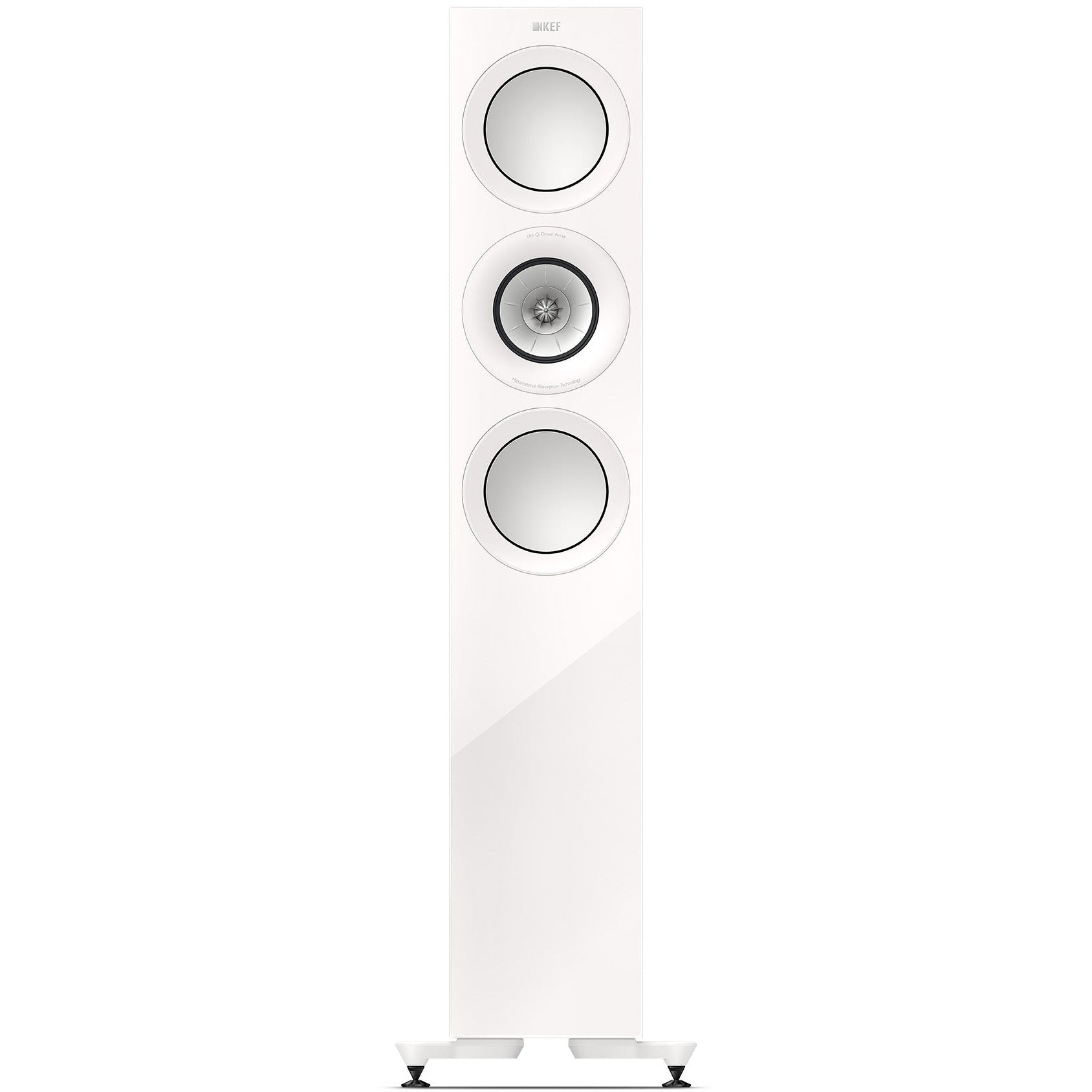 KEF R7 Meta White Front