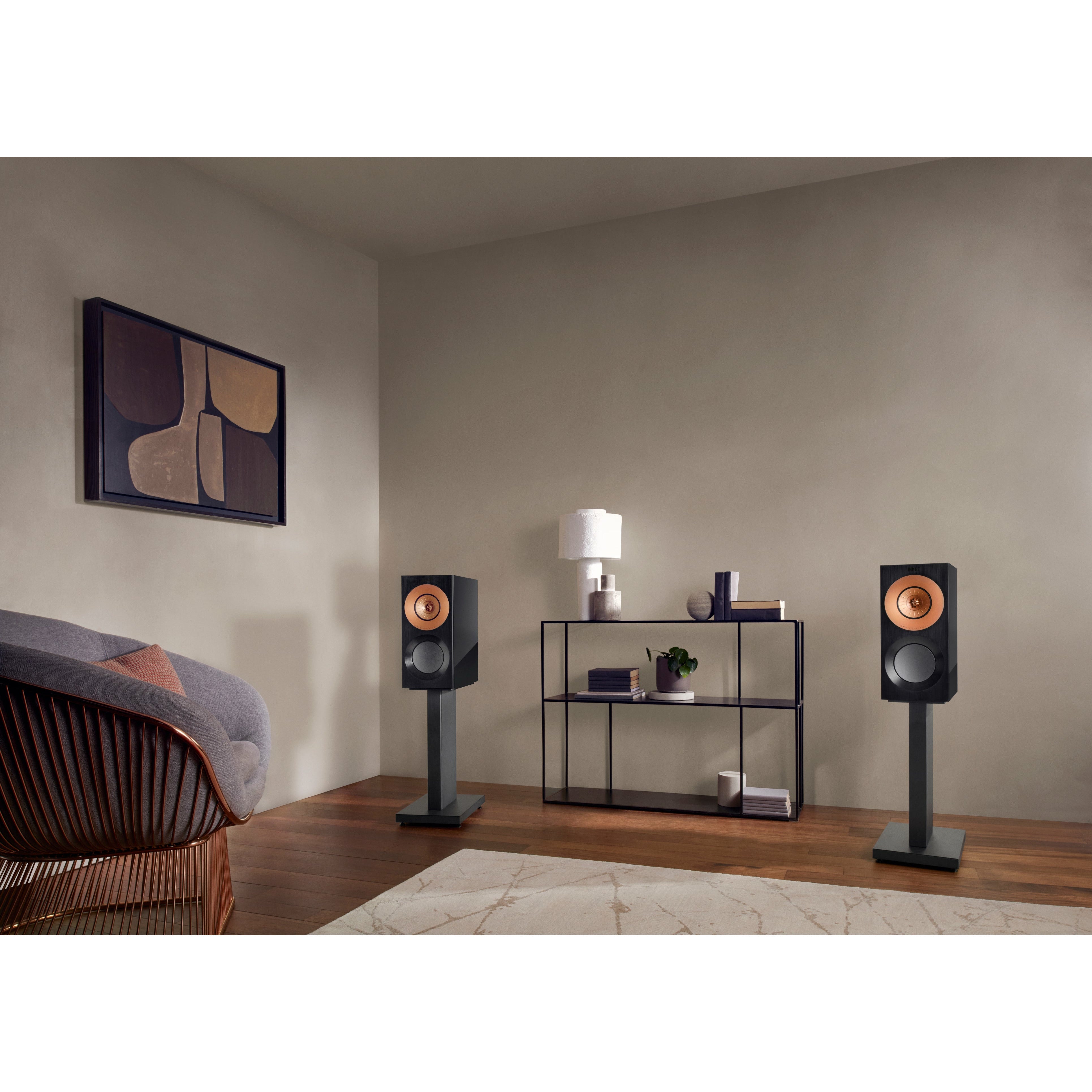 KEF S-RF1 Black with R1 Meta Copper Room