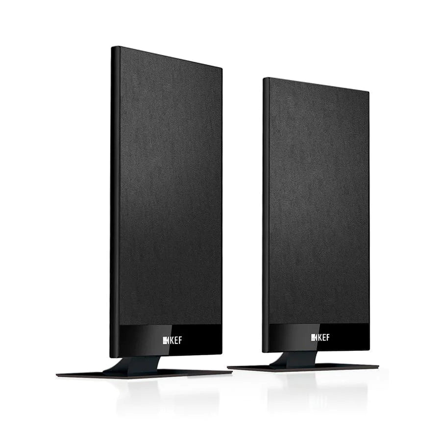 KEF T101 Compact Flat Panel Satellite Speakers (Pair) Demo at