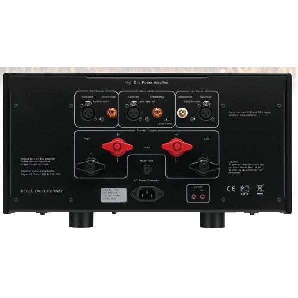 Hegel H30a Power Amp Rear