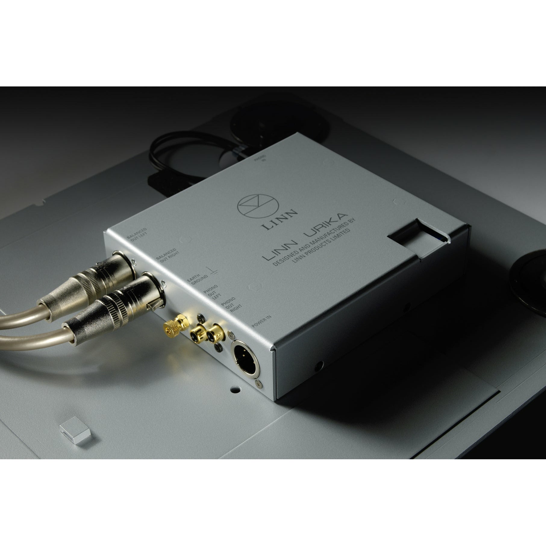Linn Urika Internal Analogue Phono Stage Top Angle XLR