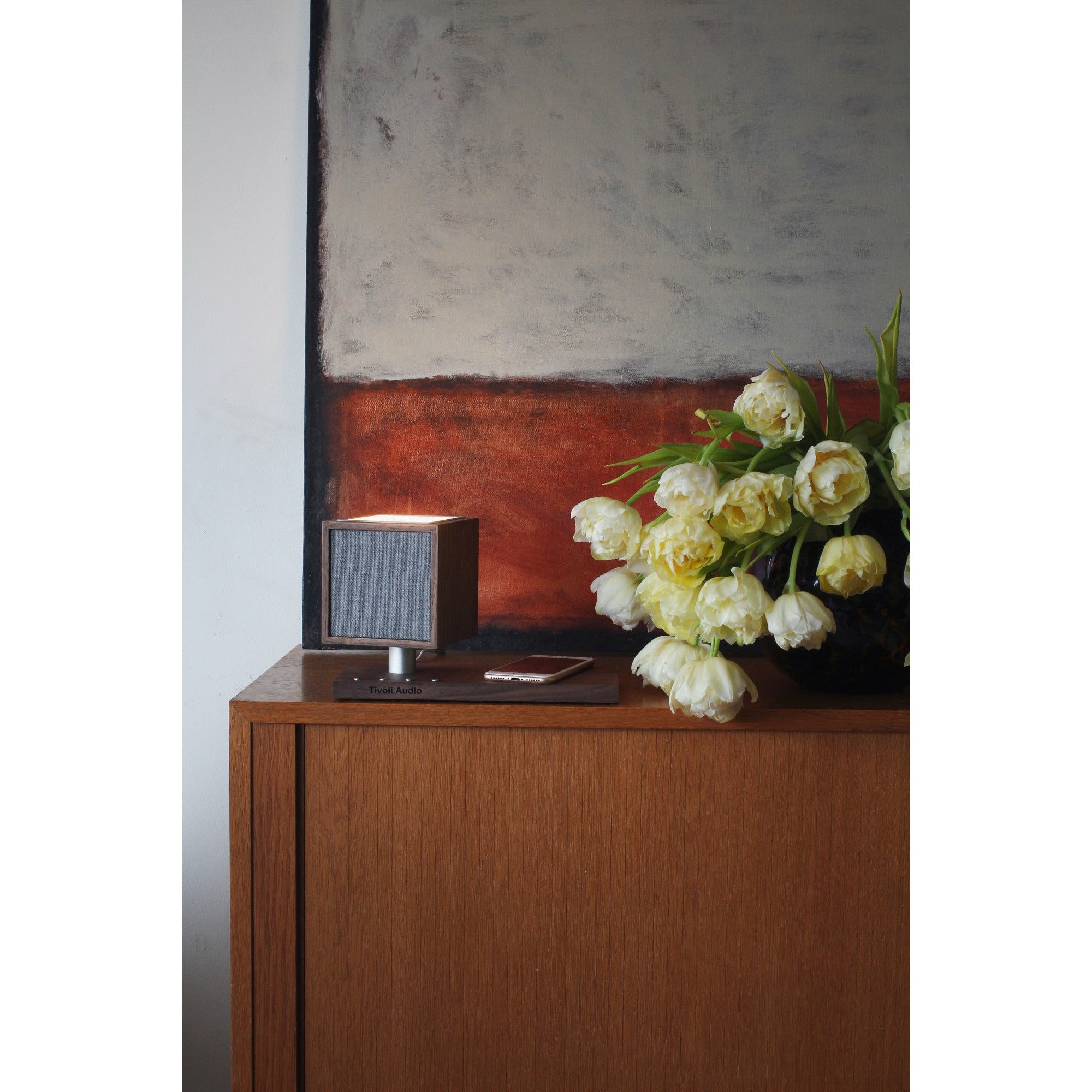 Tivoli Audio REVIVE Bluetooth Speaker with Wireless Charging Pad and Lamp