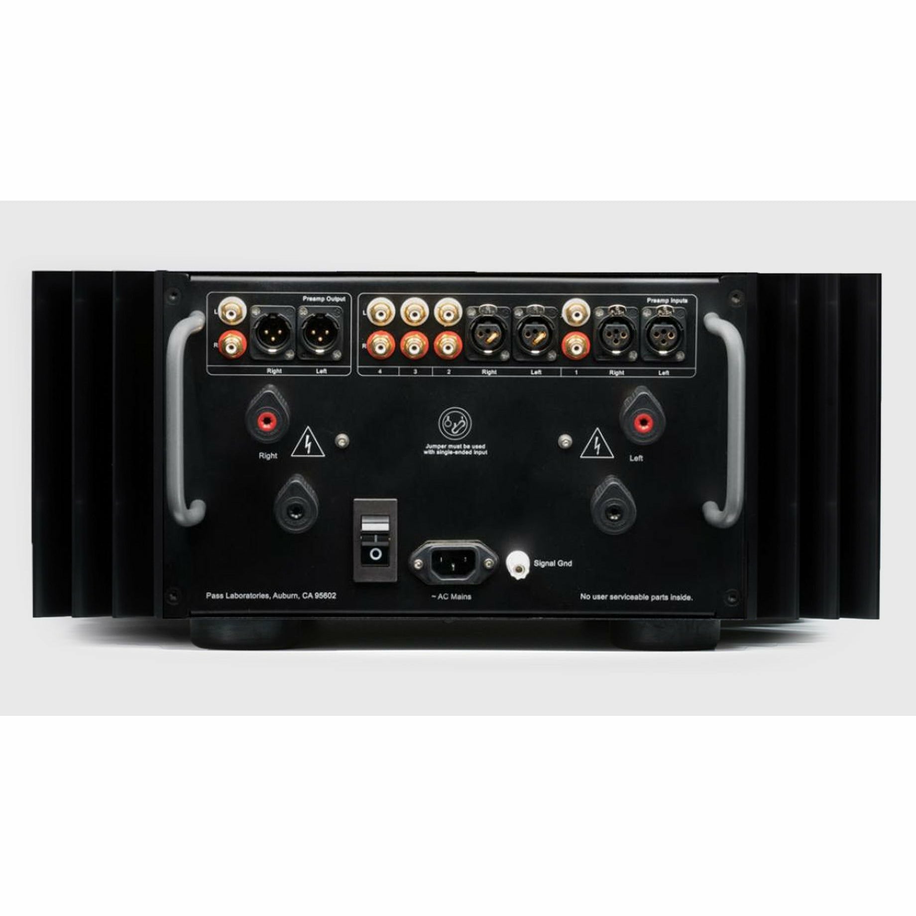 Silver Pass Labs INT-250 Integrated Amplifier Rear