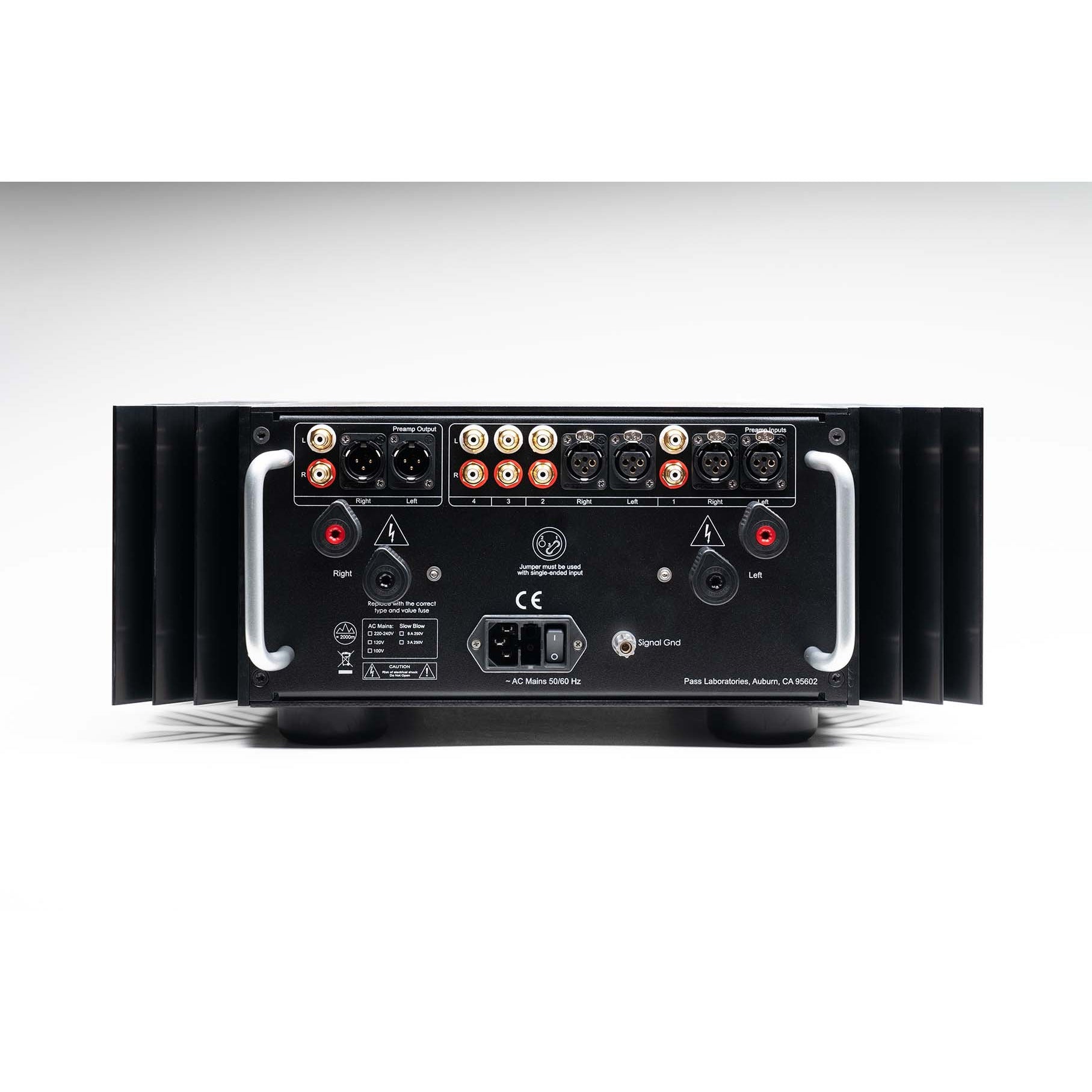 Silver Pass Labs INT-60 Integrated Amplifier Rear