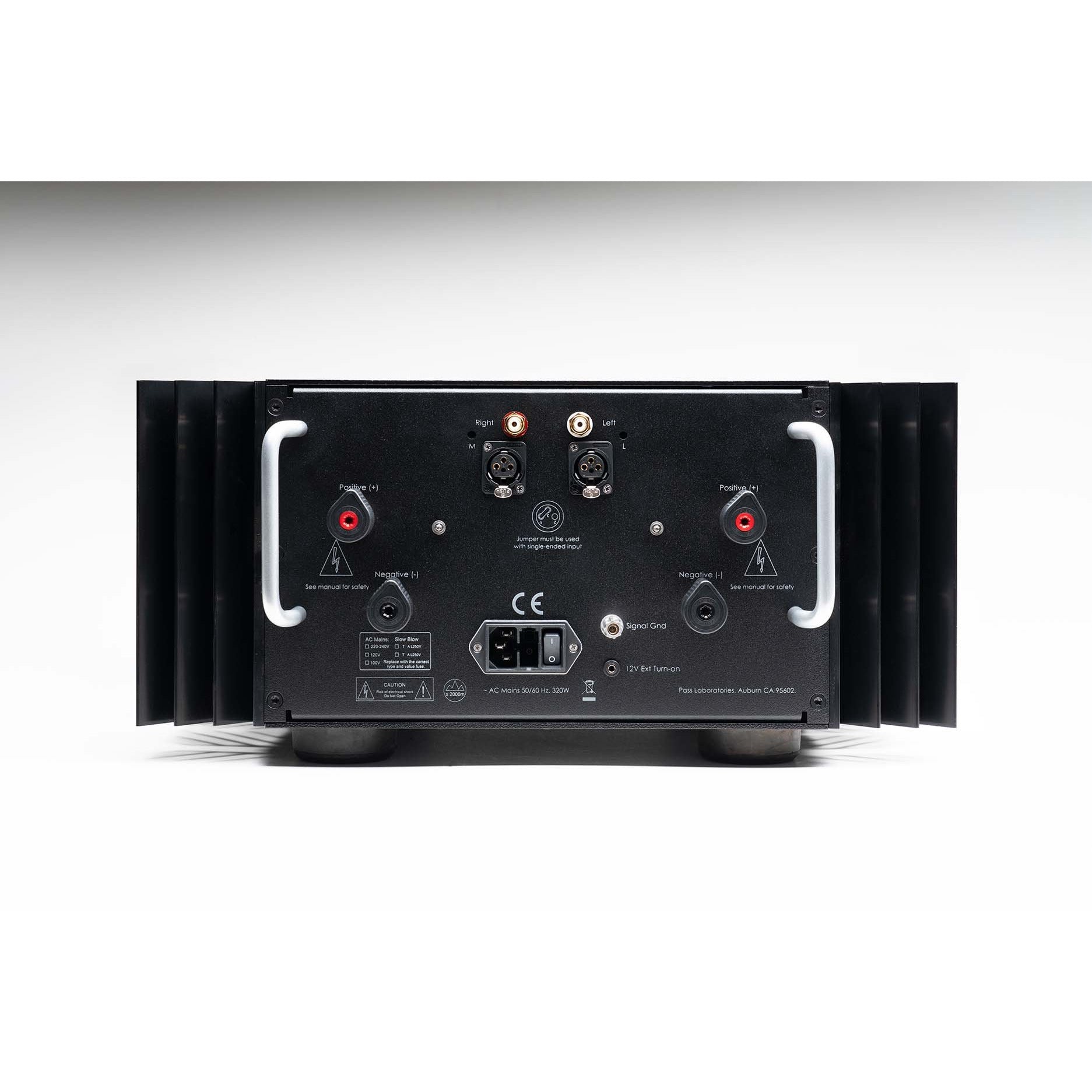 Silver Pass Labs X250.8 Amplifier Rear