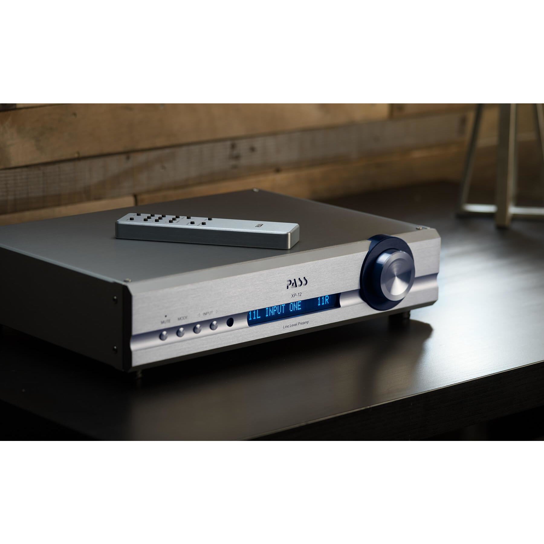 Silver Pass Labs XP-12 Preamplifier on Shelf
