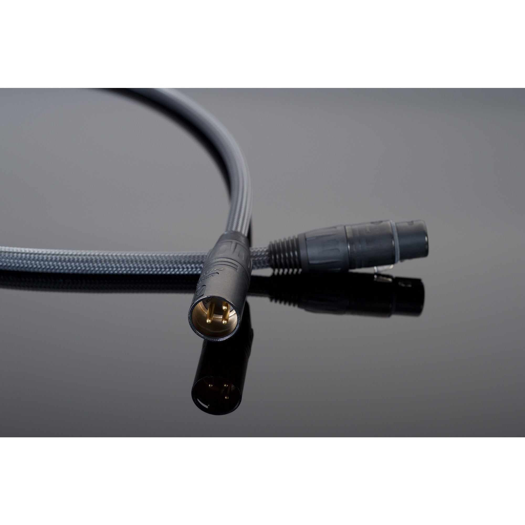 Transparent Premium Digital Audio Interconnect Closeup