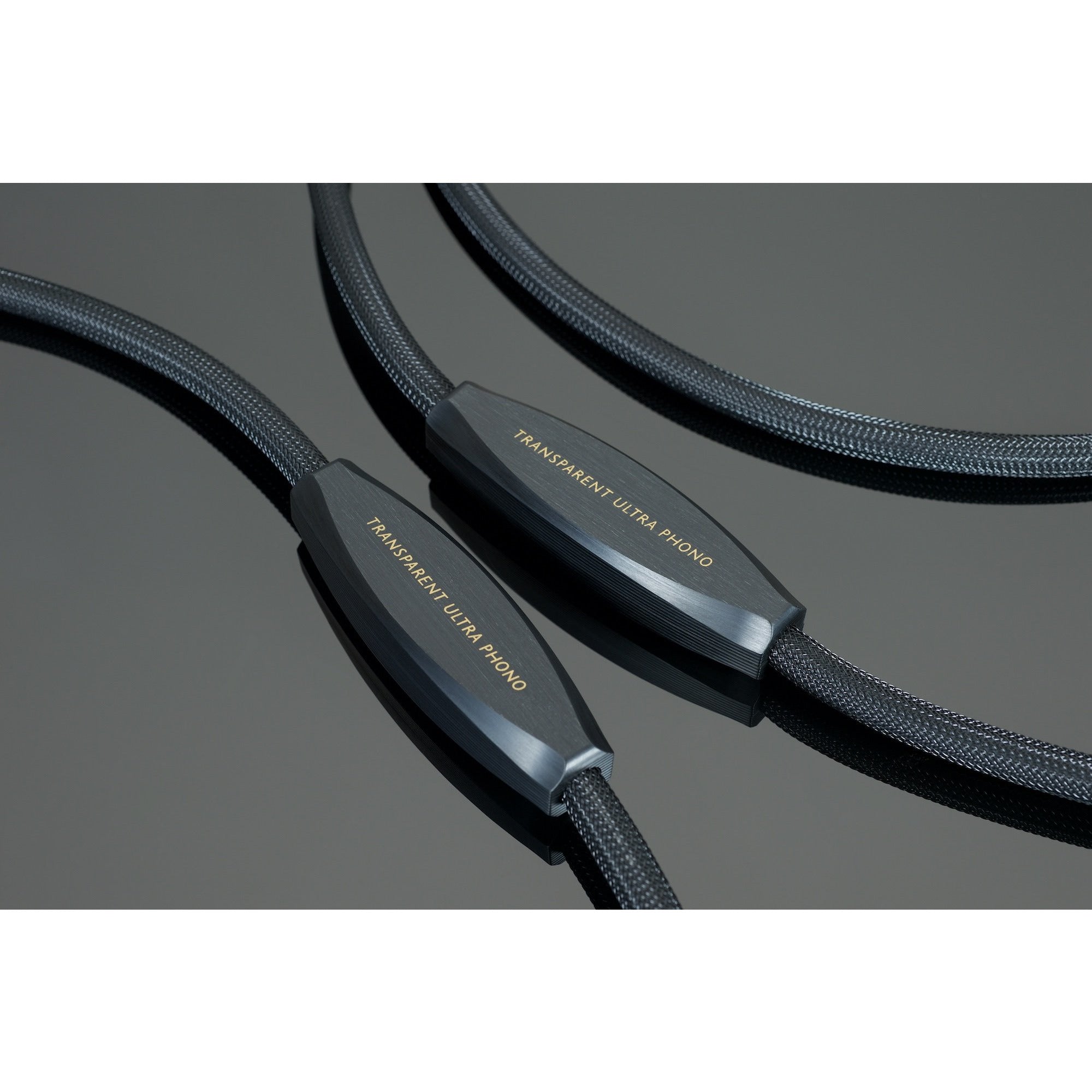 Transparent Ultra Phono Interconnect Closeup Logo