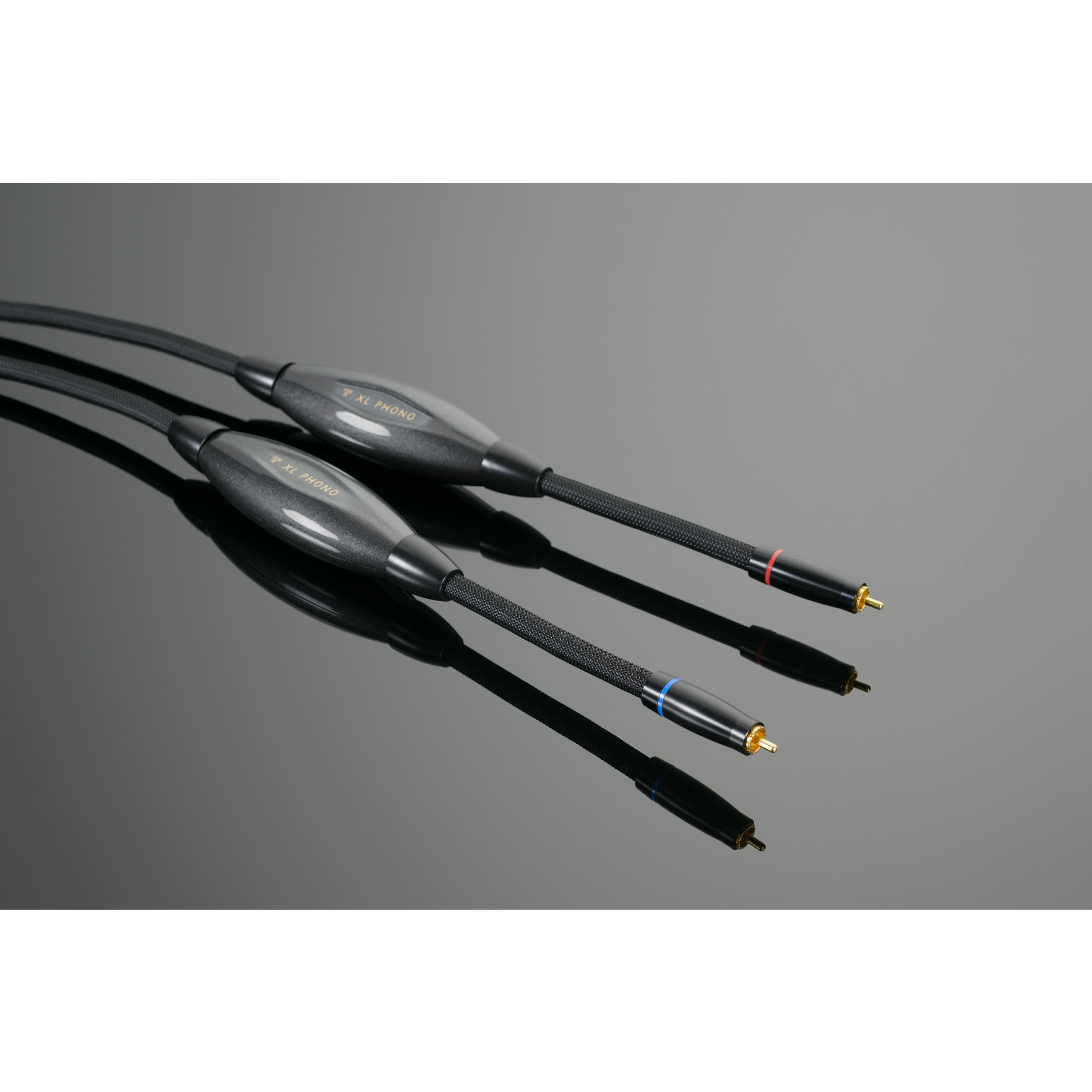 Transparent XL Phono Interconnect Ends