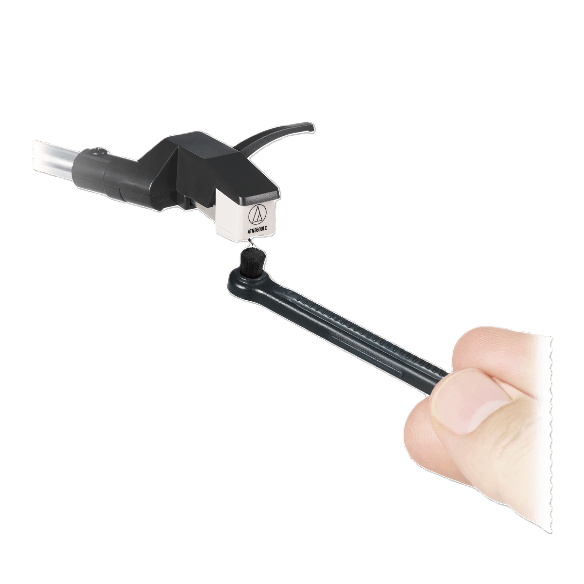 Audio Technica AT6028 3-in-1 Record Cleaning Tool with Record Cover Stand 