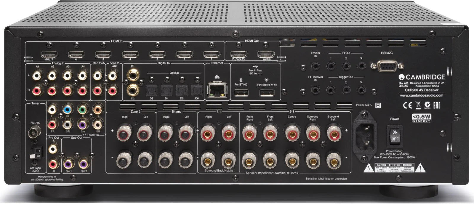 Cambridge Audio CXR200 4K AV Receiver - As Traded
