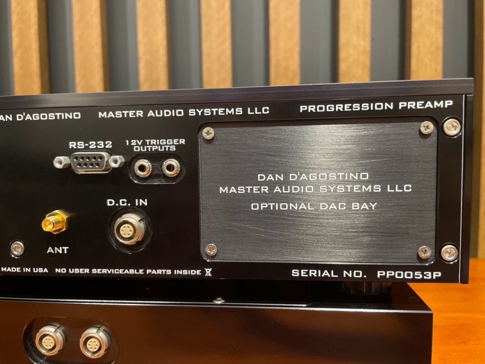 Dan D'Agostino Progression Preamplifier, Black - As Traded