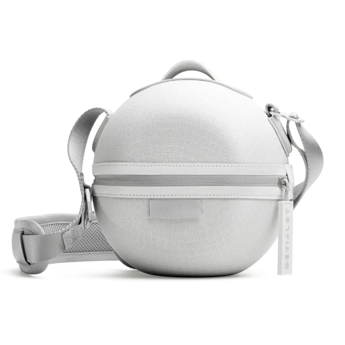 Devialet Mania Exclusive White Mist Portable Speaker with Matching Cocoon Carrying Case