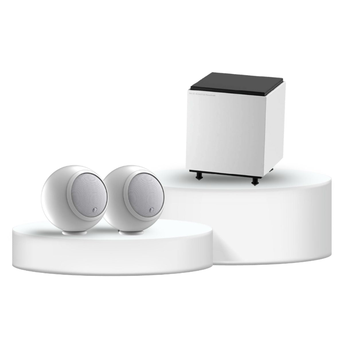 Gallo Acoustics A'Diva Speaker and Subwoofer 2.1 Package roomsub 8 white